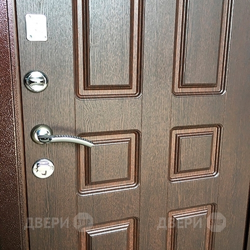 Входная металлическая Дверь Ратибор Комфорт Орех премиум в Звенигород