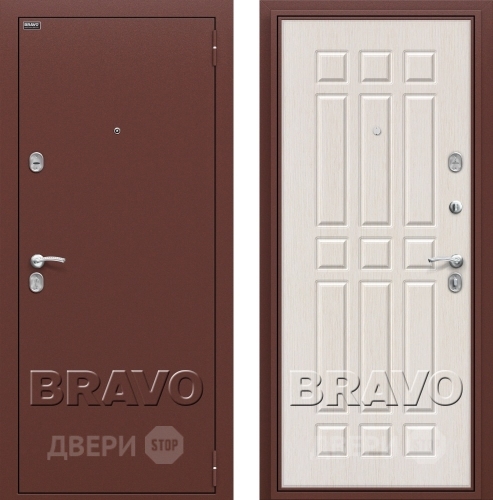 Входная металлическая Дверь Bravo Оптим Старт Белёный Дуб в Звенигород