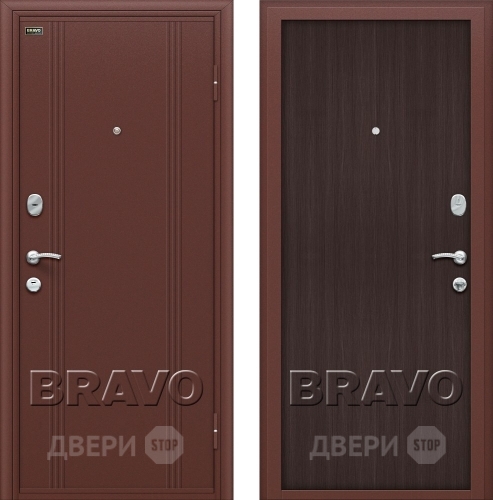 Входная металлическая Дверь Bravo Оптим Door Out 201 Венге в Звенигород