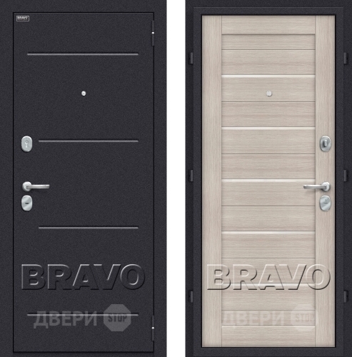 Входная металлическая Дверь Bravo Оптим Техно Капучино в Звенигород
