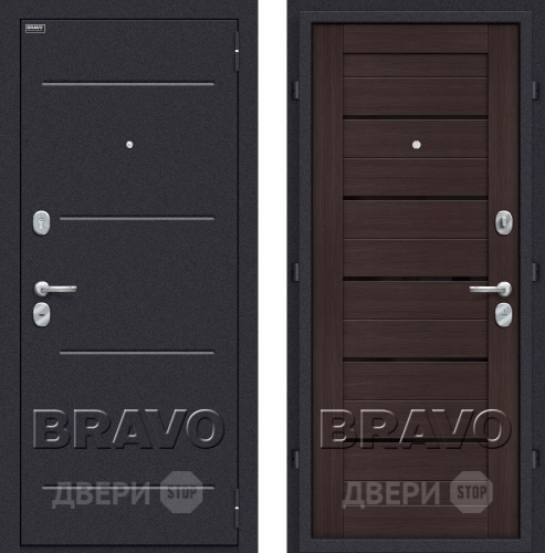 Дверь Bravo Оптим Техно Венге в Звенигород