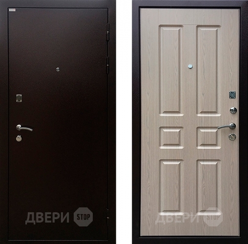 Входная металлическая Дверь Ратибор Комфорт Белёный дуб в Звенигород