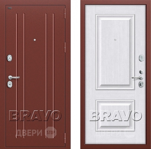 Входная металлическая Дверь Groff Т2-232 Milk Oak в Звенигород