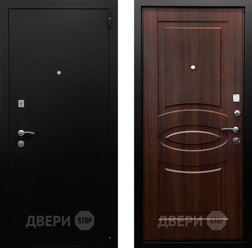 Входная металлическая Дверь Ратибор Классик 3К Орех бренди в Звенигород