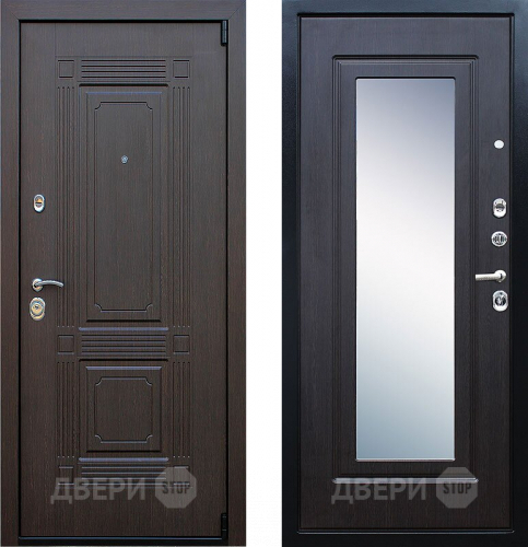 Входная металлическая Дверь АСД Викинг с зеркалом Венге в Звенигород