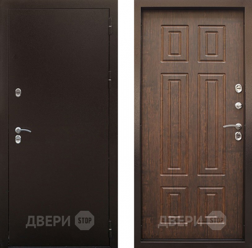 Входная металлическая Дверь Сибирь Термо-Maxi тиковое дерево в Звенигород