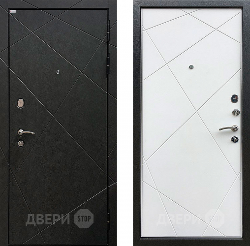 Входная металлическая Дверь Ратибор Эстет 3К Силк сноу в Звенигород