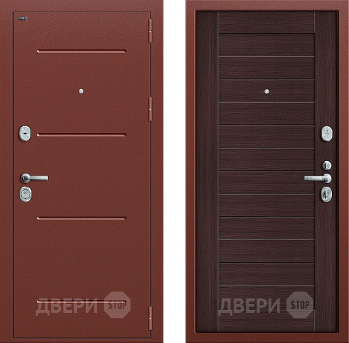 Входная металлическая Дверь Groff Т2-221 Wenge Veralinga в Звенигород