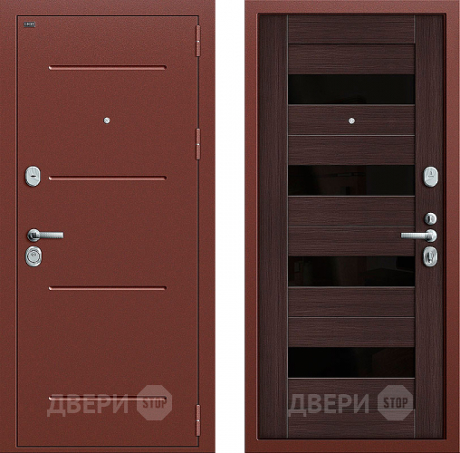 Входная металлическая Дверь Groff Т2-223 Wenge Veralinga в Звенигород