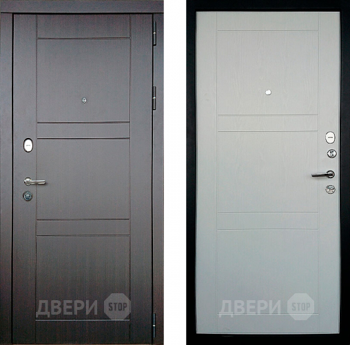 Входная металлическая Дверь Дверной Континент Тепло - Макс Белое дерево в Звенигород