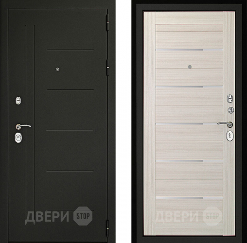 Входная металлическая Дверь (Дверной Континент) Сити - С3К Беленый дуб в Звенигород