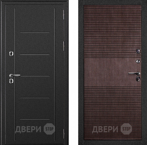 Входная металлическая Дверь Дверной Континент Термаль Венге в Звенигород