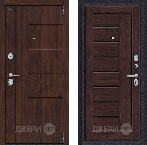 Входная металлическая Дверь Bravo Оптим Модерн Wenge Veralinga в Звенигород