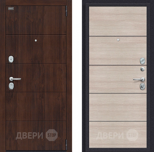 Дверь Bravo Porta S-3 4/П50 (AB-6) Cappuccino Veralinga в Звенигород