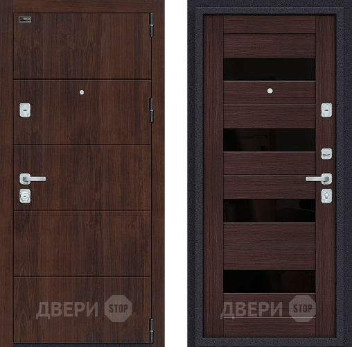 Входная металлическая Дверь Bravo Porta M-3 4/П23 Wenge Veralinga в Звенигород