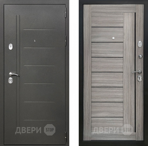 Входная металлическая Дверь Престиж Профи Дуб дымчатый в Звенигород