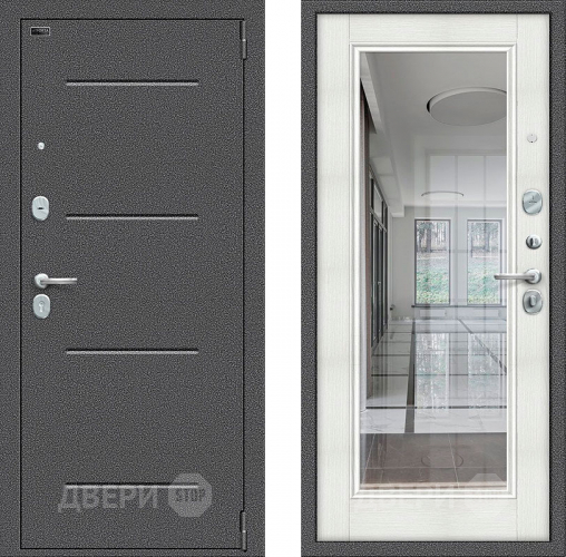 Дверь Bravo Porta S-2 104/П61 с зеркалом Бьянко в Звенигород