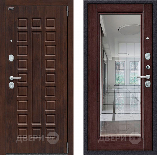 Дверь Bravo Porta S-3 51/П61 с зеркалом Венге в Звенигород