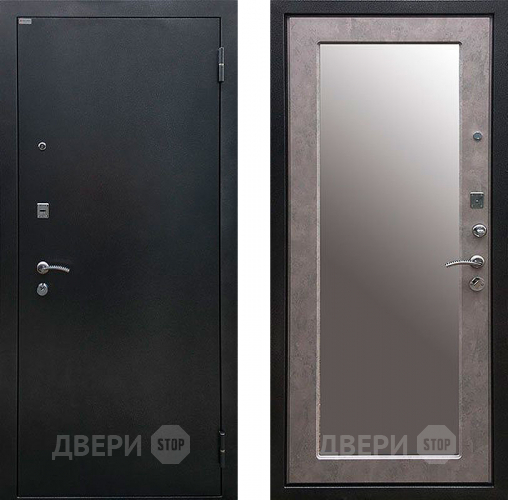 Дверь Ратибор Классик 3К с зеркалом Бетон светлый в Звенигород