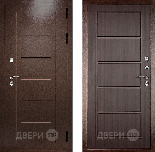 Входная металлическая Дверь Дверной Континент Термаль Экстра Венге в Звенигород
