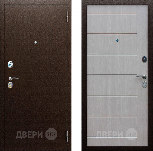 Входная металлическая Дверь АСД Комфорт Беленый дуб в Звенигород