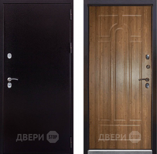 Дверь Заводская Урал Термо Орех Кантри (с терморазрывом) в Звенигород
