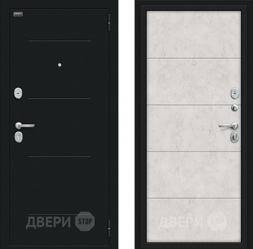 Входная металлическая Дверь Bravo Граффити-1 Букле черное/Look Art в Звенигород