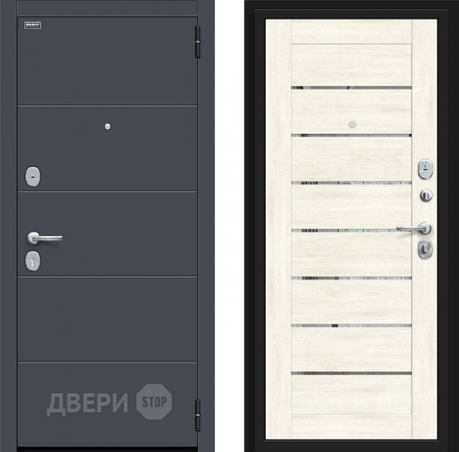 Дверь Bravo Прайд Kale Graphite Pro/Nordic Oak в Звенигород
