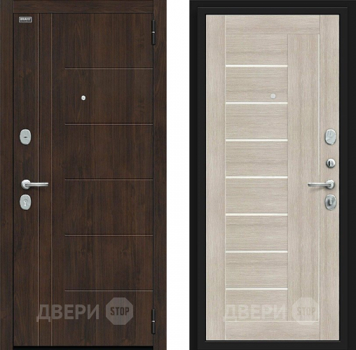 Входная металлическая Дверь Bravo Морден Kale Almon/Cappuccino Veralinga в Звенигород