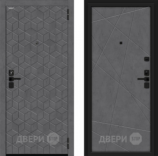 Дверь Bravo Кьюб Лунный камень/Slate Art в Звенигород