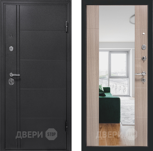 Входная металлическая Дверь Форпост Эверест Зеркало Сандал в Звенигород
