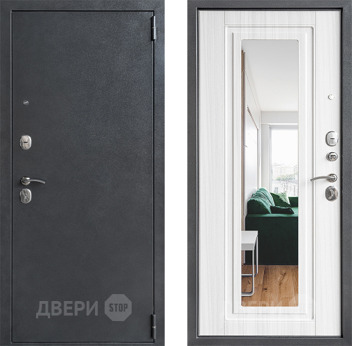 Дверь Дверной Континент ДК-70 Зеркало Лиственница в Звенигород