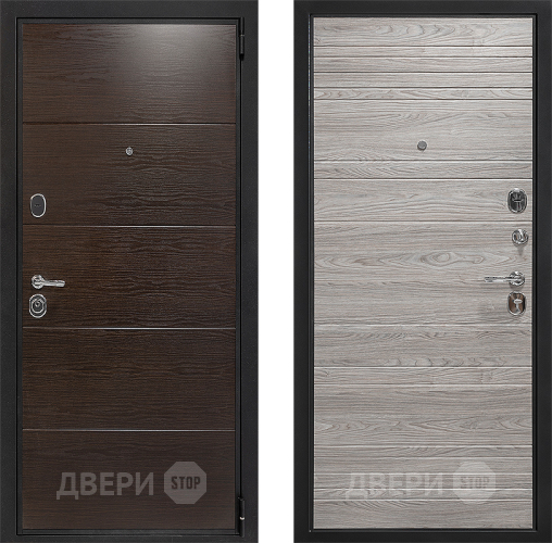 Входная металлическая Дверь Дверной Континент Белград Вяз Каньон Какао в Звенигород