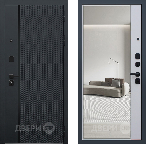 Дверь АСД Ньюкасл с зеркалом в Звенигород