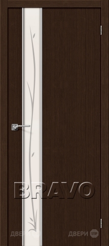 Межкомнатная дверь Глейс-1 Twig (3D Wenge) в Звенигород