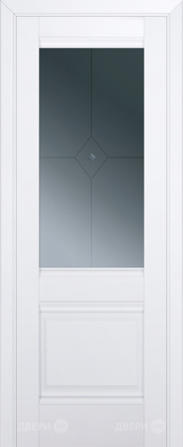 Межкомнатная дверь ProfilDoors 2U аляска (графит) в Звенигород