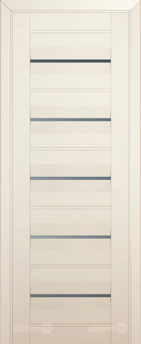Межкомнатная дверь ProfilDoors 48U магнолия-сатинат (графит) в Звенигород