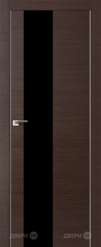 Межкомнатная дверь ProfilDoors 5Z венге кроскут (черный лак) в Звенигород