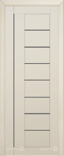 Межкомнатная дверь ProfilDoors 17U магнолия сатинат (графит) в Звенигород