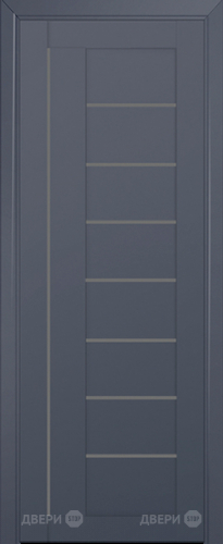 Межкомнатная дверь ProfilDoors 17U антрацит (графит) в Звенигород