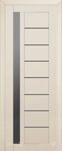 Межкомнатная дверь ProfilDoors 37U магнолия сатинат (графит) в Звенигород