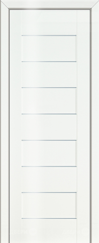 Межкомнатная дверь ProfilDoors 45L белый люкс (графит) в Звенигород