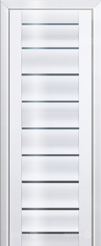 Межкомнатная дверь ProfilDoors 76L белый люкс (графит) в Звенигород
