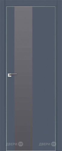 Межкомнатная дверь ProfilDoors 5E Антрацит (серебряный лак) в Звенигород