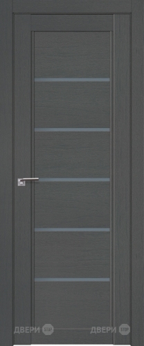 Межкомнатная дверь ProfilDoors 2-76 XN Грувд (графит) в Звенигород