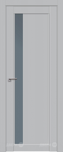 Межкомнатная дверь ProfilDoors 2-71U Манхэттен (графит) в Звенигород