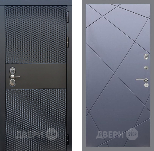 Дверь Стоп БЛЭК CISA ФЛ-291 Силк титан в Звенигород