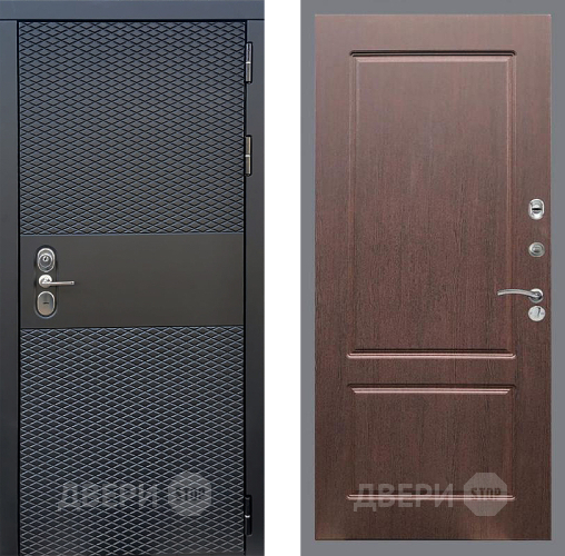 Дверь Стоп БЛЭК CISA ФЛ-117 Орех премиум в Звенигород
