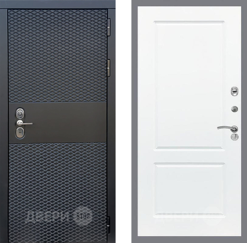 Входная металлическая Дверь Стоп БЛЭК CISA ФЛ-117 Силк Сноу в Звенигород