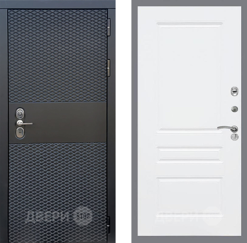 Дверь Стоп БЛЭК CISA ФЛ-243 Силк Сноу в Звенигород